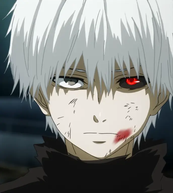 Ken Kaneki, tokoh utama yang kompleks Gambar Ken Kaneki, karakter utama Tokyo Ghoul