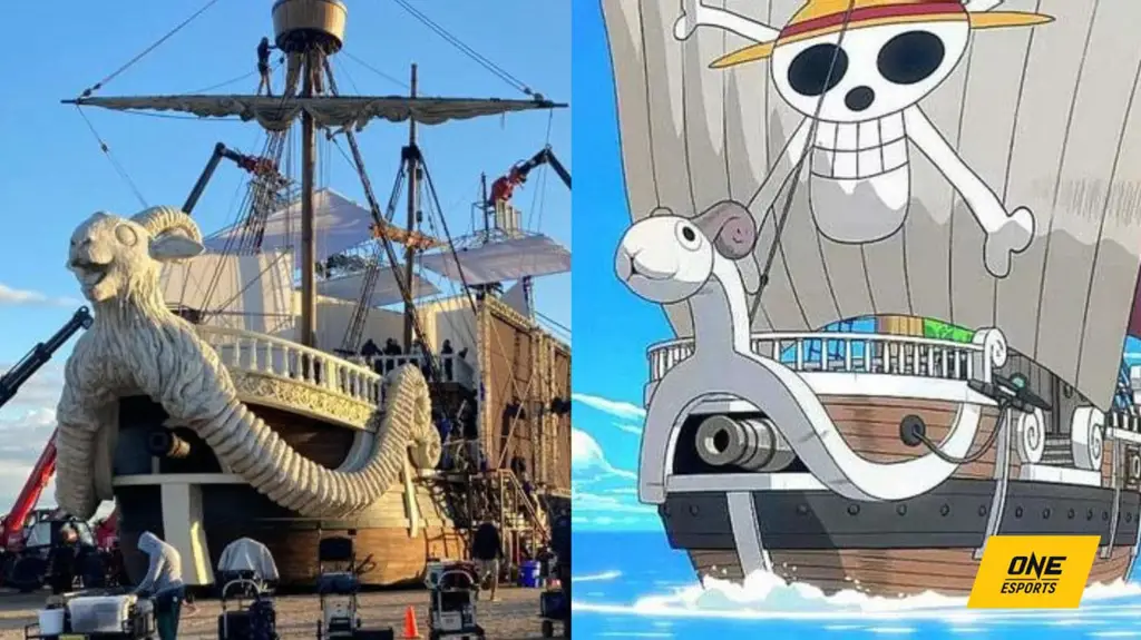 Gambar kapal Going Merry dalam anime One Piece