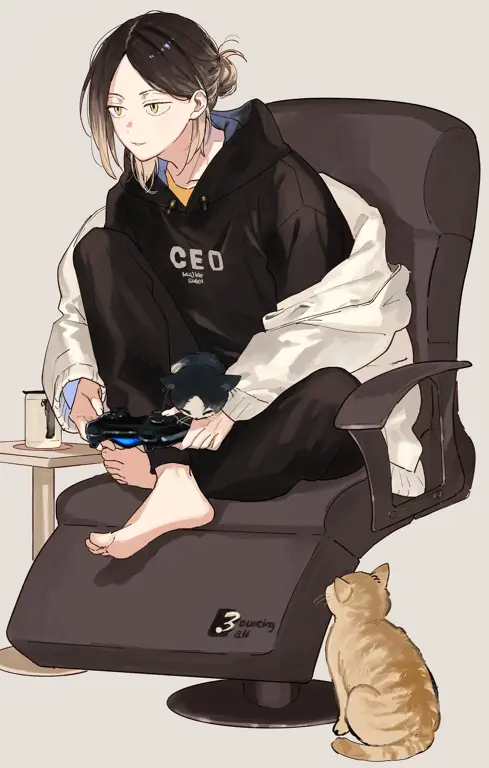 Gambar fanart Kenma dan Hinata