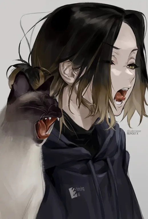 Gambar fanart Kenma Kozume dari Haikyuu!!