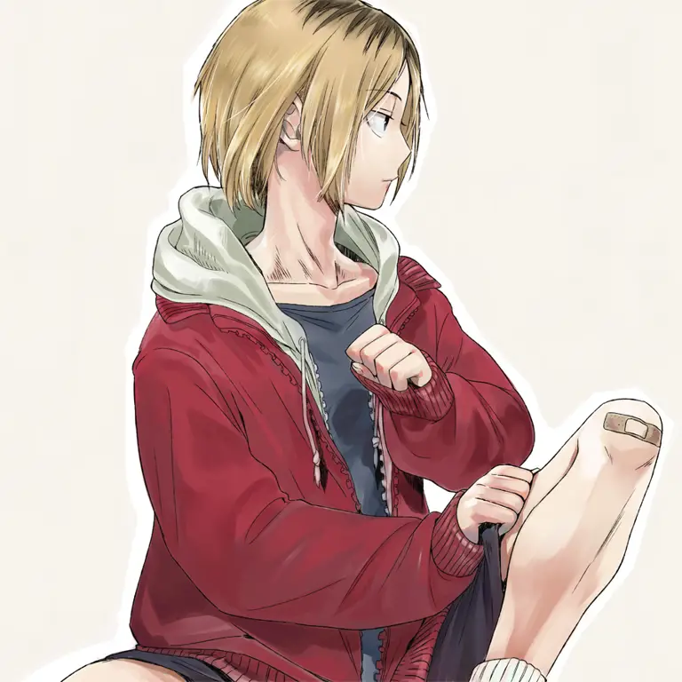 Gambar fanart Kenma Kozume dari Haikyuu!!