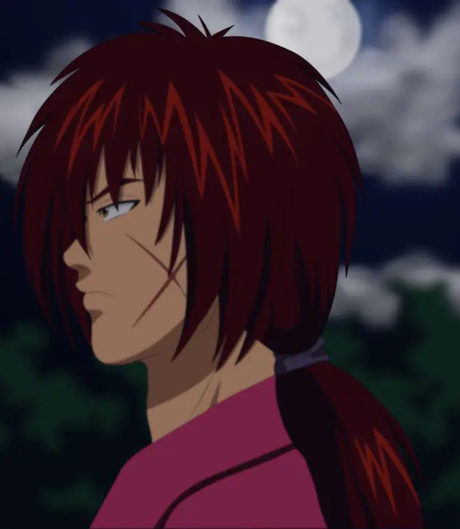 Gambar Kenshin Himura sebagai Battousai