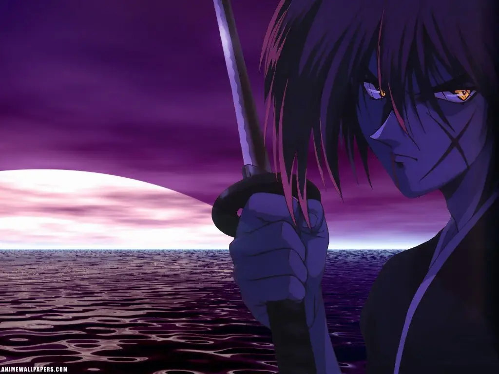 Gambar Kenshin Himura dari anime Rurouni Kenshin