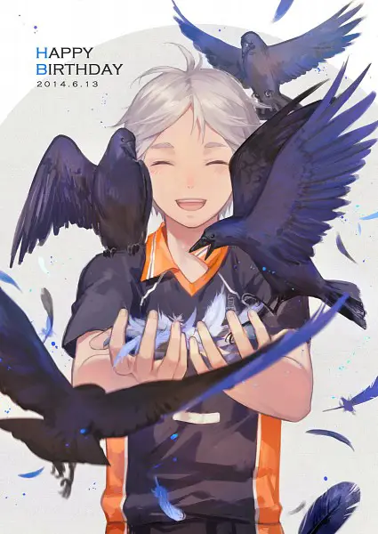 Gambar fanart Sugawara Koushi dari Haikyuu!!