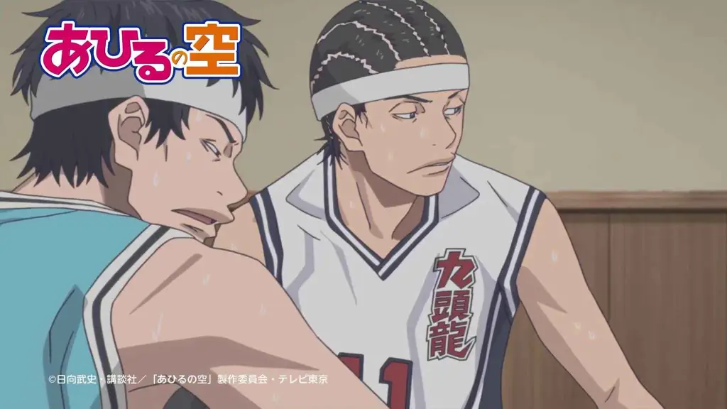 Tim Basket SMA Kuzuryu dalam Ahiru no Sora