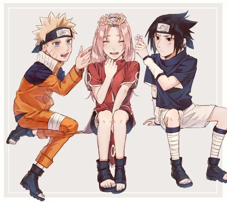 Kerja sama tim Naruto dan Sakura