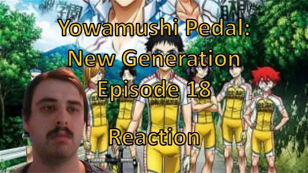 Adegan kerja sama tim dalam Yowamushi Pedal New Generation