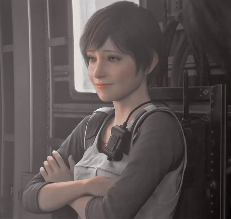 Gambar Leon Kennedy dan Rebecca Chambers dalam film Resident Evil Vendetta