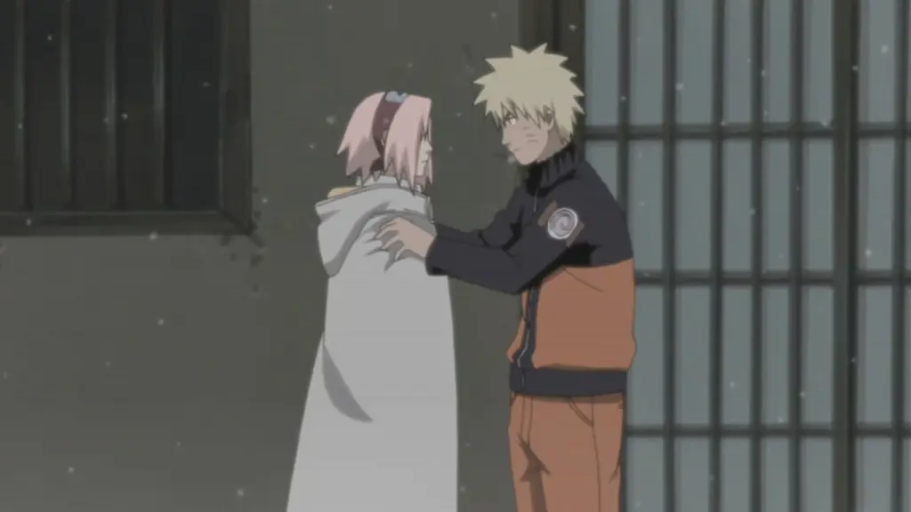 Naruto dan Sakura bekerja sama dalam misi