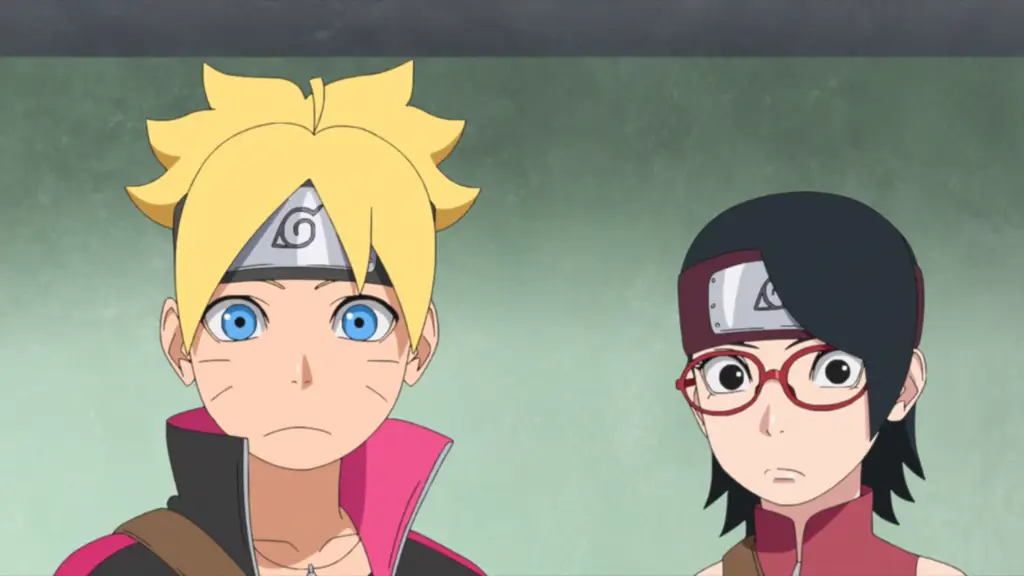 Gambar Boruto dan Sarada