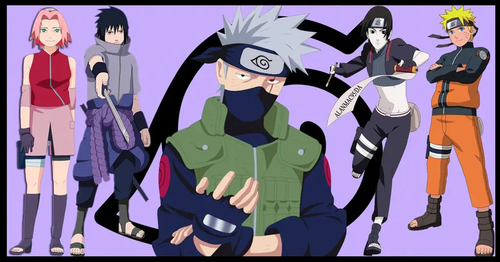 Tim 7, Boruto, Sarada, dan Mitsuki, berjuang bersama