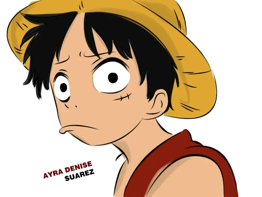 Luffy yang berduka setelah kematian Ace