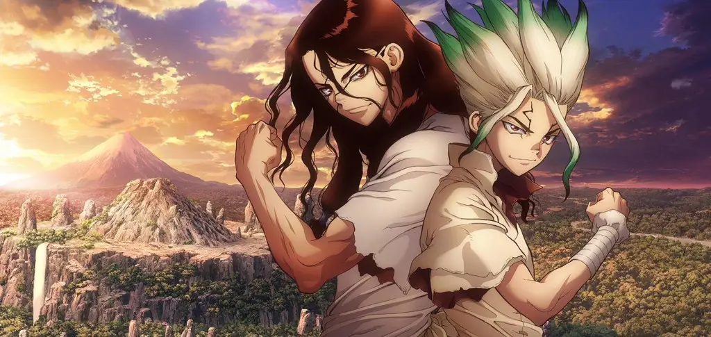 Gambar kunci dari season 3 Dr. Stone