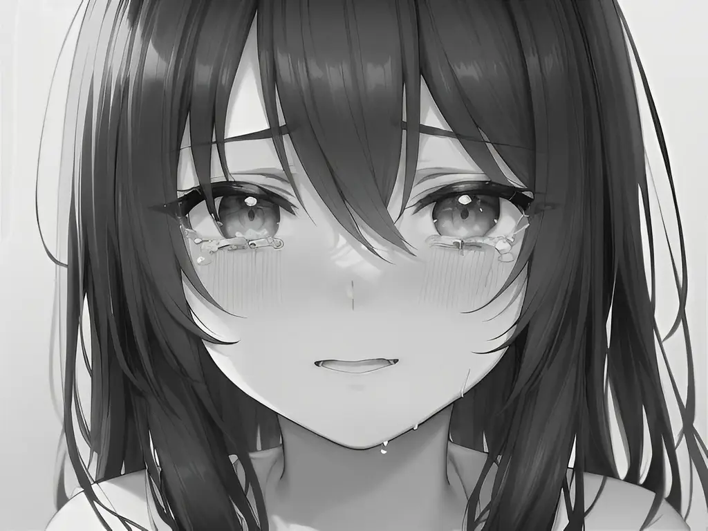 Kesepian dalam Animasi Jepang Gambar seorang gadis anime yang terlihat kesepian