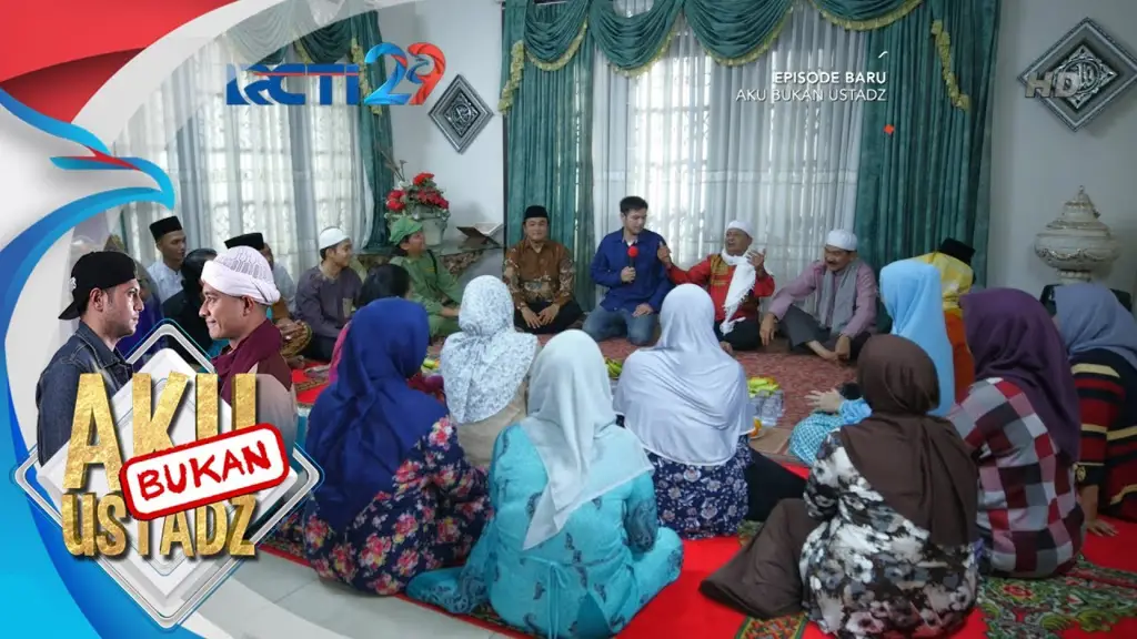 Foto di balik layar pembuatan serial Aku Bukan Ustadz