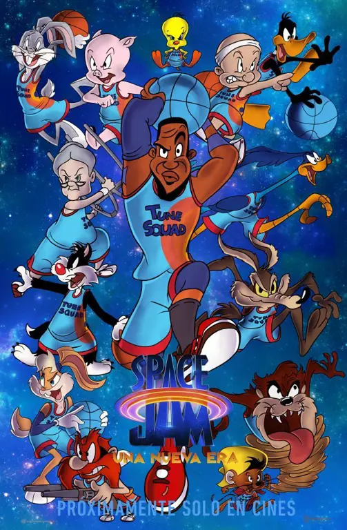 Para Looney Tunes dalam aksi di Space Jam 2