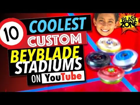 Gambar stadion Beyblade yang megah dan ramai penonton