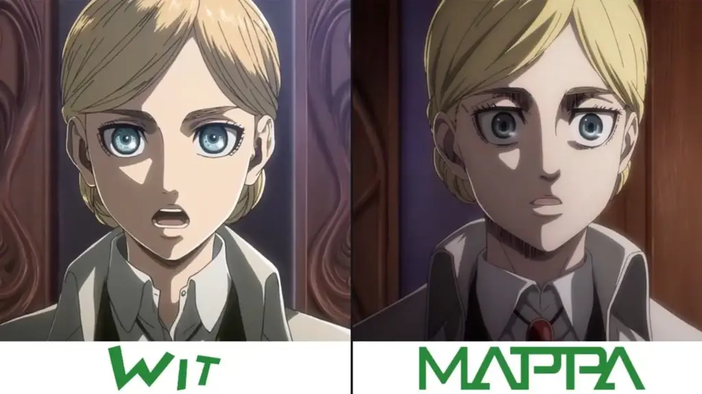 Perbandingan Attack on Titan versi Wit dan Mappa Studio