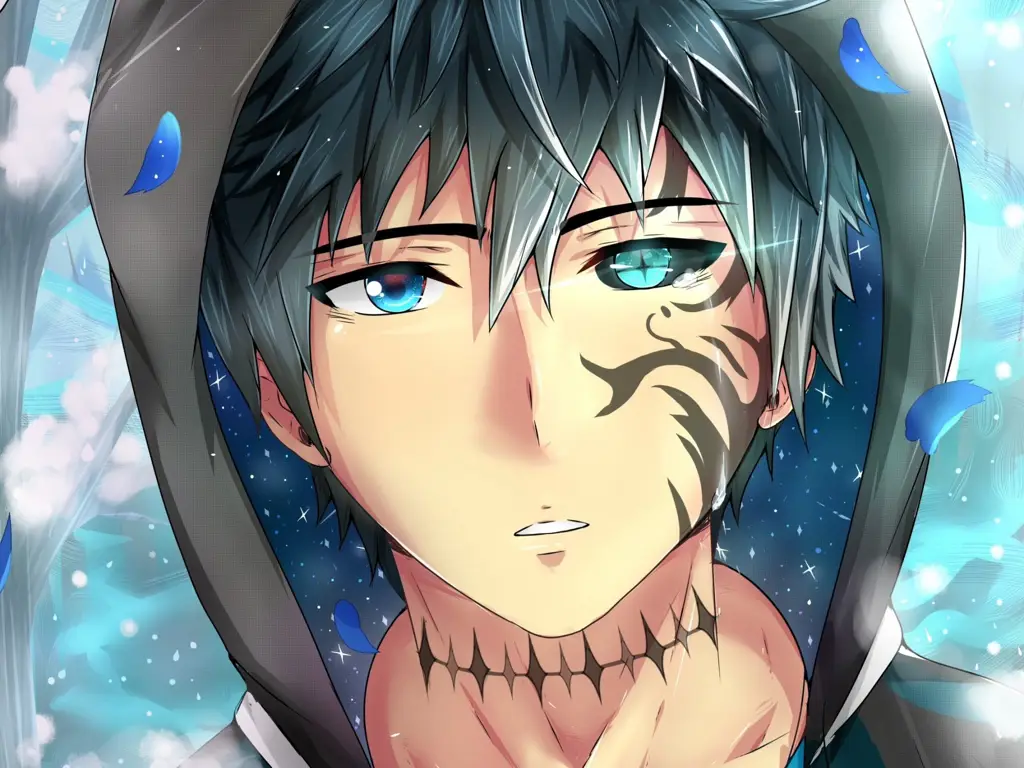 Ketampanan Anime Boy yang Menggemaskan Gambar anime boy yang lucu