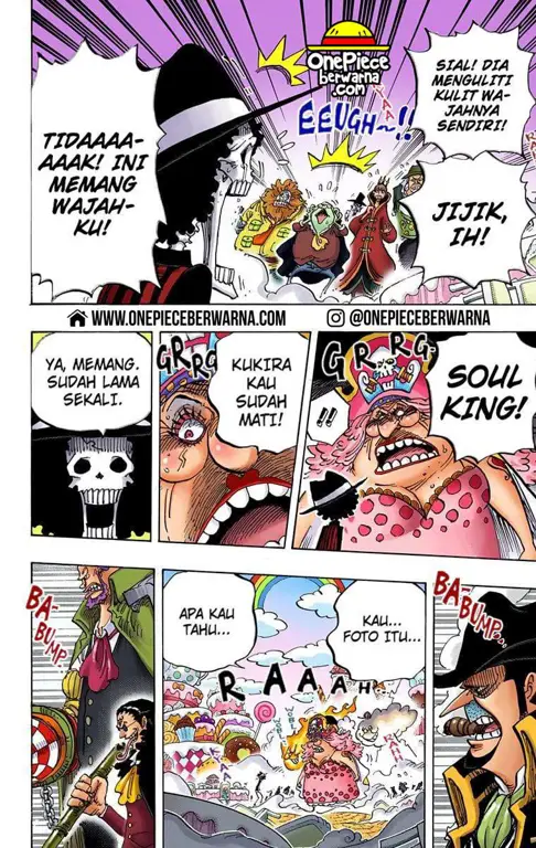 Sanji dalam aksi di One Piece chapter 864