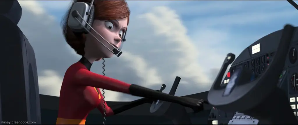 Adegan aksi menegangkan dalam film The Incredibles