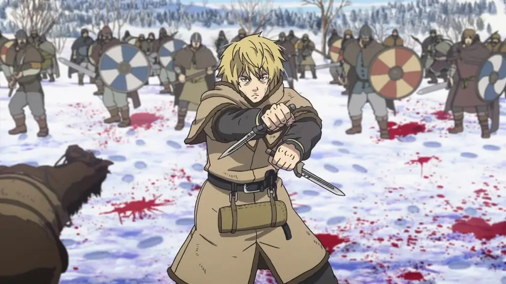 Adegan anime Vinland Saga yang menegangkan