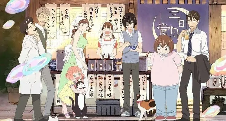 Adegan permainan shogi dalam anime Sangatsu no Lion