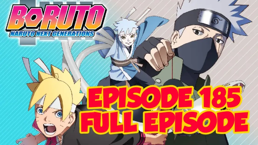 Adegan aksi seru dari episode 185 Boruto