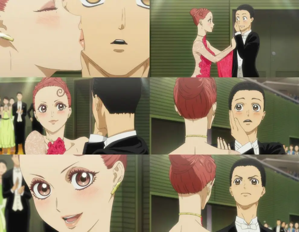 Adegan anime Ballroom e Youkoso yang menegangkan