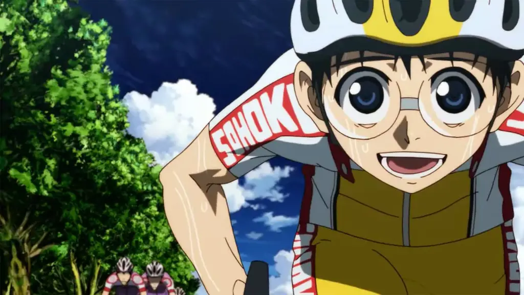 Adegan balap sepeda yang menegangkan dalam anime Yowamushi Pedal