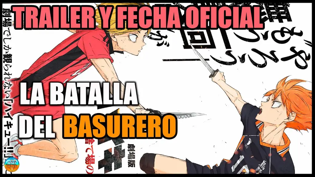 Gambar pertandingan sengit antara Karasuno dan Aoba Johsai di tempat sampah