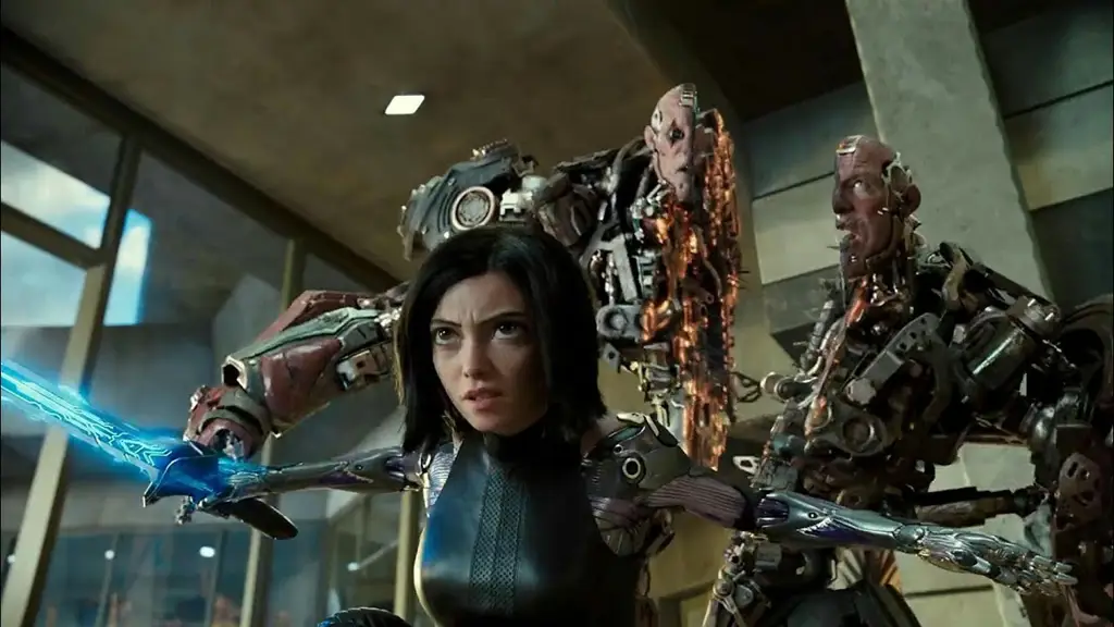 Adegan anime Battle Angel Alita yang epik