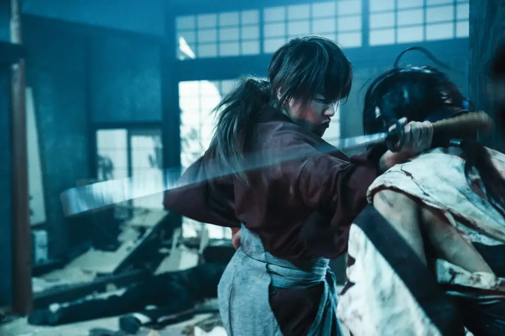 Adegan pertarungan Rurouni Kenshin yang menegangkan