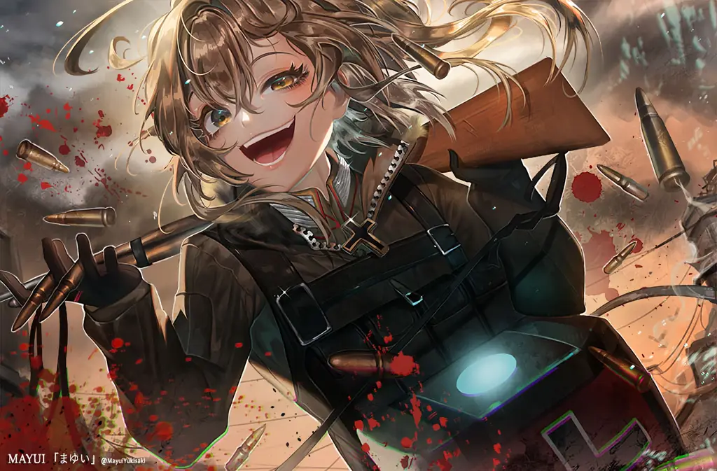 Adegan perang dalam anime Youjo Senki