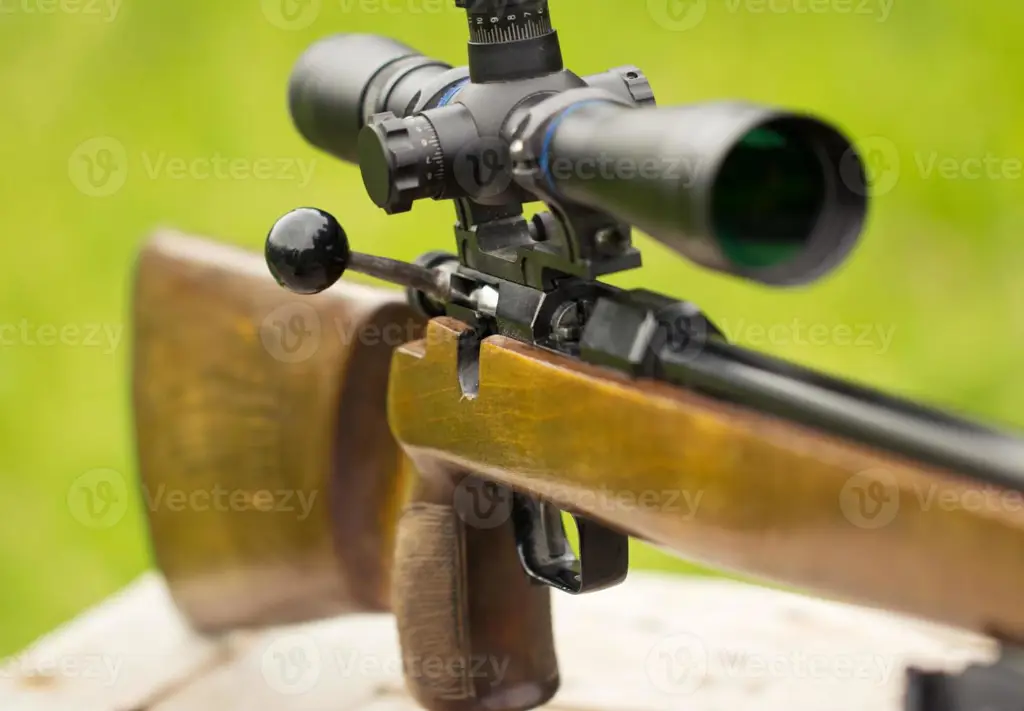 Gambar detail senapan sniper