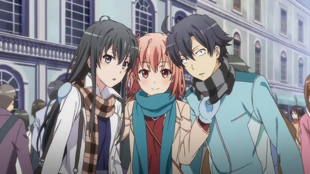 Hachiman, Yukino, dan Yui bersama-sama