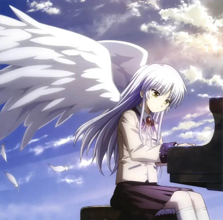 Desain karakter Angel Beats yang unik dan menawan