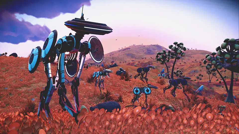 Makhluk asing unik di No Man's Sky