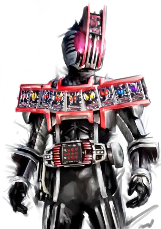 Kamen Rider Decade Complete Form, Kamen Rider Merah yang memiliki kemampuan unik