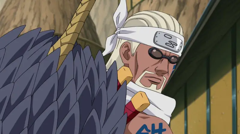 Killer Bee memegang Samehada