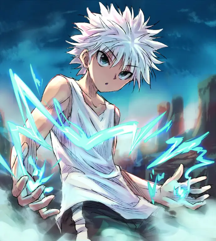 Gambar Killua dari Hunter x Hunter