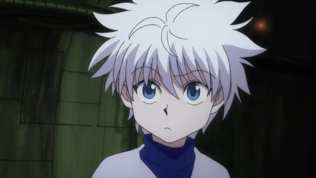 Gambar Killua Zoldyck dari Hunter x Hunter 1999.