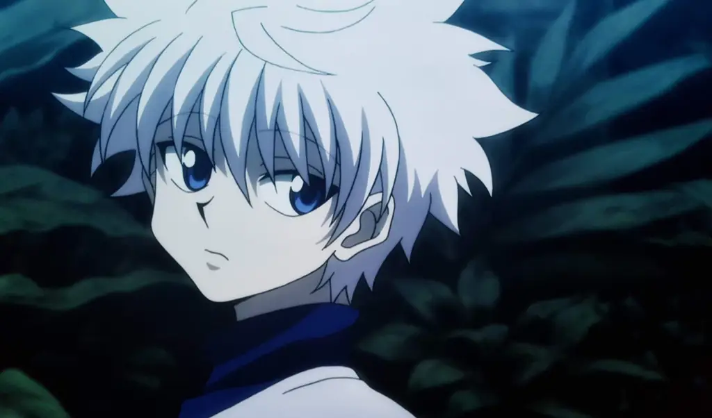 Gambar Killua Zoldyck dari anime Hunter x Hunter