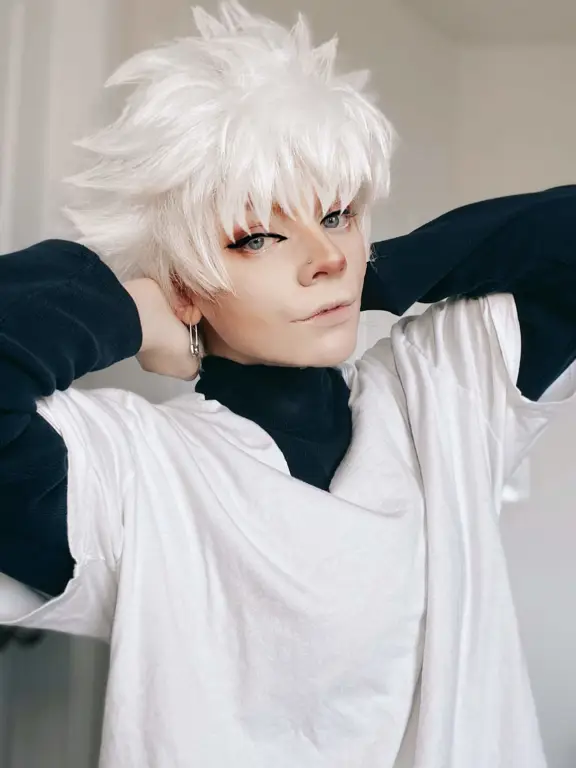 Gambar Killua Zoldyck dalam Hunter x Hunter episode 1