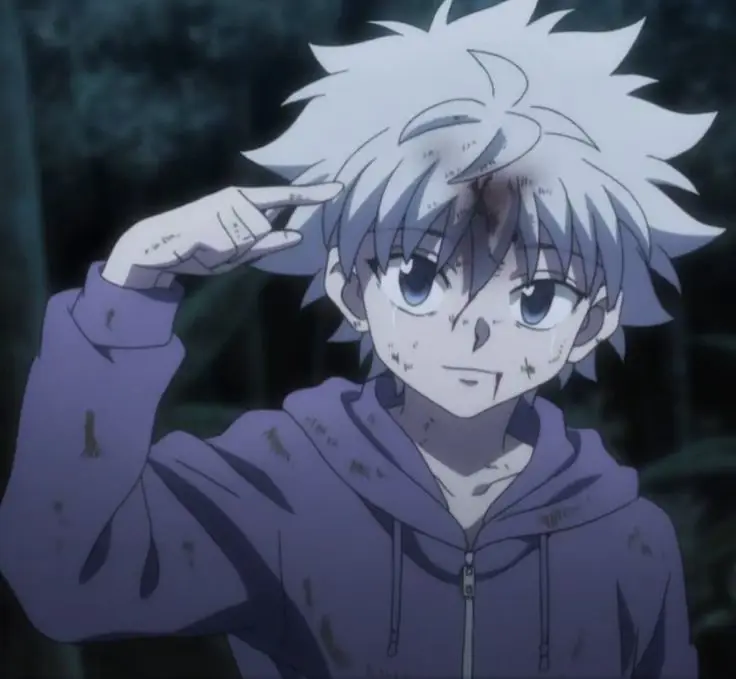 Gambar Killua Zoldyck dalam film Hunter x Hunter