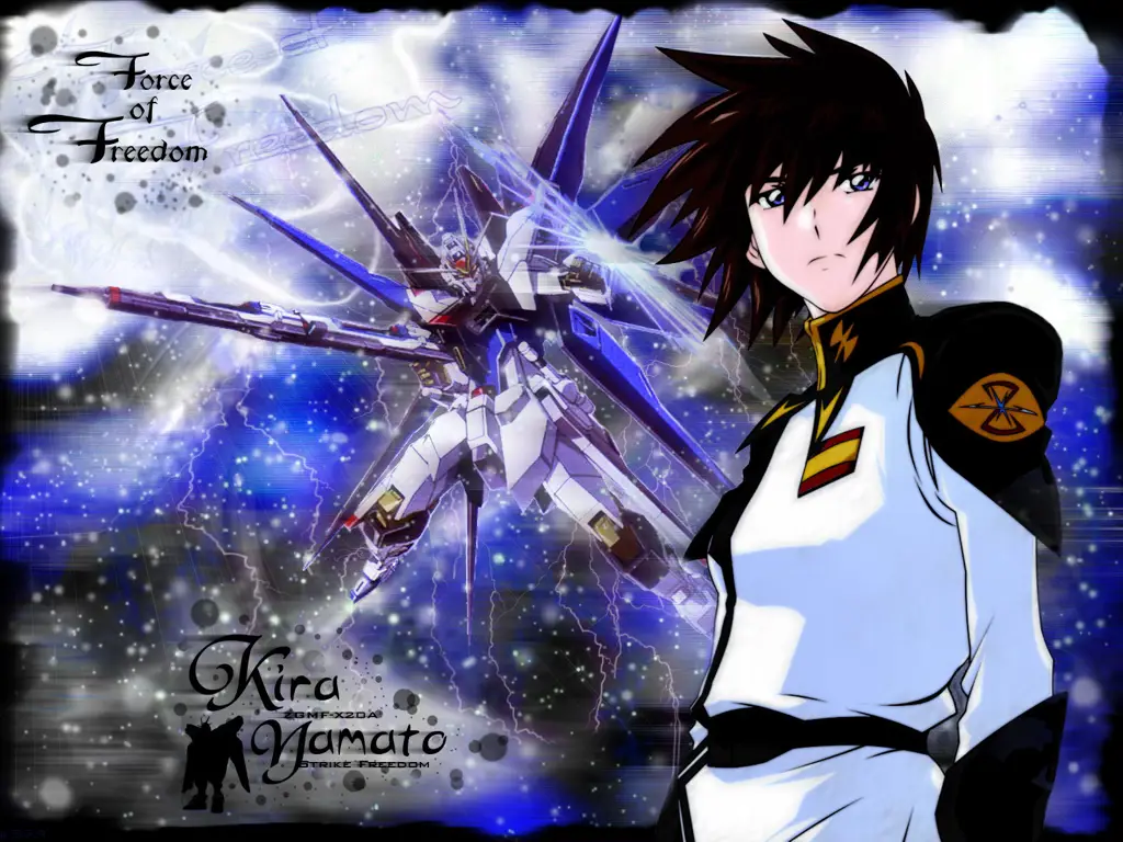 Gambar Kira Yamato dari Gundam SEED