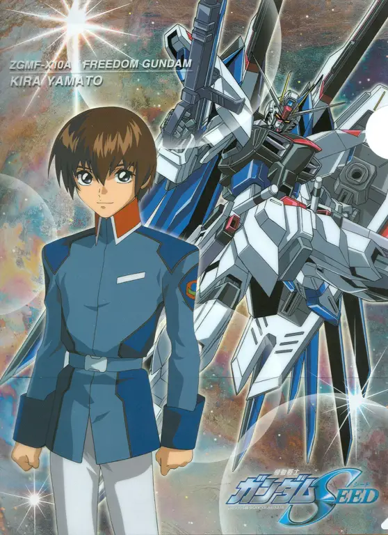 Gambar Kira Yamato dari Gundam SEED