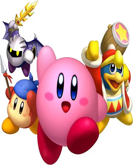 Gambar Kirby dan teman-temannya