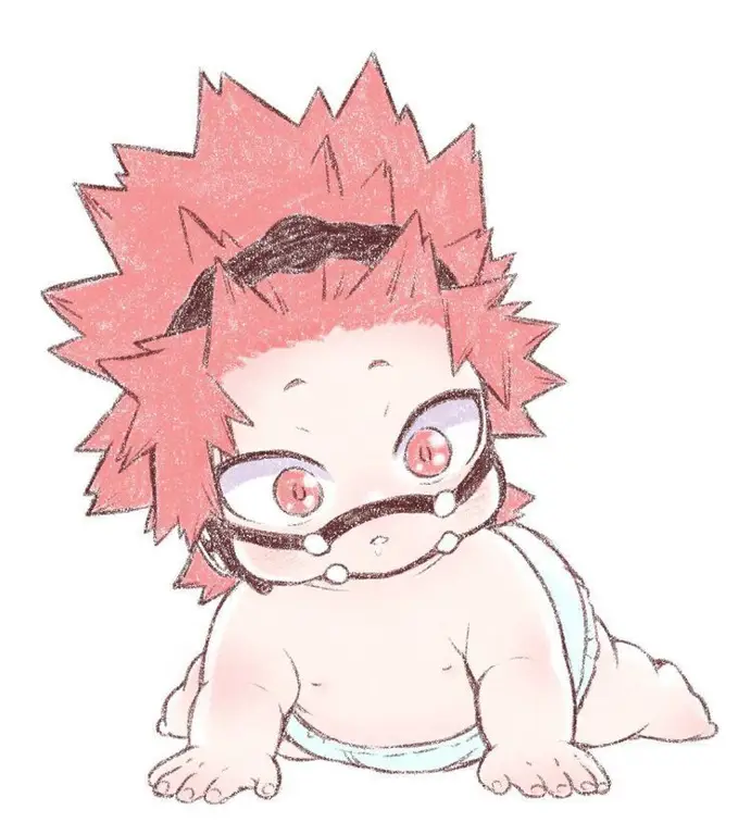 Gambar Kirishima chibi yang lucu