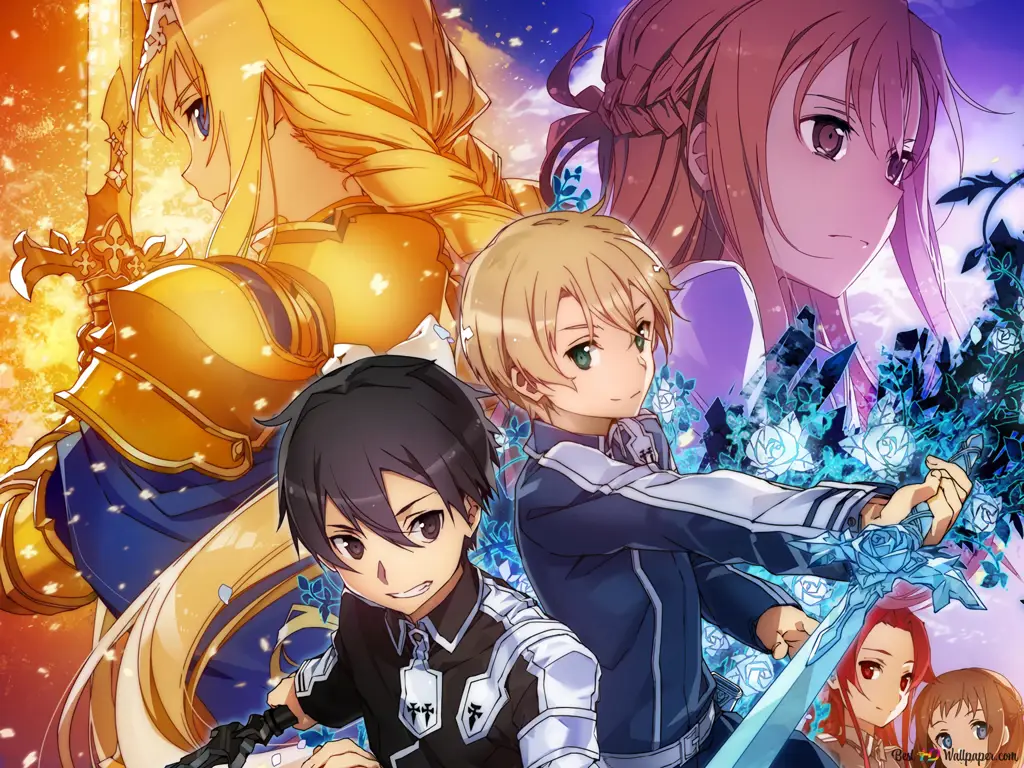 Kirito dan Alice di Underworld